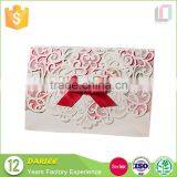 Europe Artificial Lace Pearl Blank Wedding Invitation Cards thumbnail-5