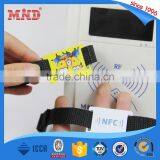 MDWW06 RFID ISO 18000-6C UHF Fabric Party Wristbands Woven Wristbands