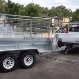 Tandem Axle Cage Trailer 10x5/Australia Strong Trailer/full Welded Trailer/big Trailer/box Trailer/tandem Trailer thumbnail-1