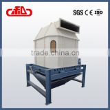 counter flow cooler for cooling animal feed