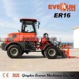 Everun Brand New ER16 Aticulated Mini Wheel Loader For Sale thumbnail-5