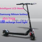 Top Quality Alloy Frame 36V Samsung Lithium Battery 250W Brushless Stand up Electric Scooter (TKE250-5) thumbnail-1