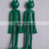 Green Soft Plastic Ornament Frogs Lizard