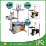 Cat Jumping Toy Scratching Wood Climbing Tower Cat Tree thumbnail-5