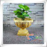 Fiberglass Outdoor Fluted Imitate Natural Stone Planters thumbnail-4