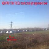 MEGATRO 110kV 1D2 SJ1 Double Circuit Light Angle Tension Tower thumbnail-2
