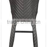 Modern Outdoor Rattan Patio Bar Chair thumbnail-6