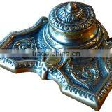 Antique Charming Brass Ink Well thumbnail-1
