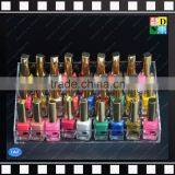Customized Cosmetic Nail Polish Bottle Rack Clear Acrylic Nail Polish Display Stand thumbnail-1