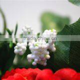 Home and Outdoor Garden Table Wedding Gate Decoration 60cm or 24inches Height Artificial 3 Heads Flowers E04 0625 thumbnail-4