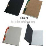 Recycled Spiral Paper Notepad With Pen Holder & Recycled Paper Pen thumbnail-1
