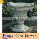 Stone antique marble outdoor flowerpot planters and pots NTMF- FP001Y