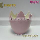 Indoor Egg Shaped Ceramic Flower Pot thumbnail-1