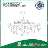 Foldable Stainless Steel Clothes Hanger /Laudry Clips Hanger;stainless Steel Clips Hanger/ Clothes Hanger With 24 Pegs/ thumbnail-4