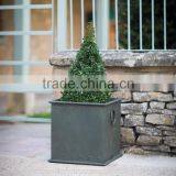 Small Galvanised Planter.