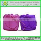 Colorful Glittering Silicone Coin Purse Silicone Tote Bag thumbnail-1