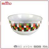 Food Grade Eco-friendly Mosaic Print Melamine Plastic Personalized Cereal Bowls thumbnail-1