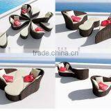 Rattan Furniture Set Sun Bed AY1631 thumbnail-1