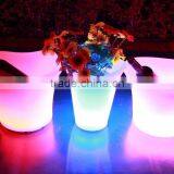 Led Lighted Planter Pots, Outdoor Led Planter, Led Plastic Flower Pot thumbnail-4