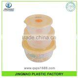 PP Round Shape Best Selling Plastic Food Container Set thumbnail-3