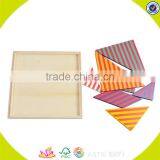 Wholesale Accractive Design Tangram Game Toy for Kids Colorful Tangram Toy to Exercise Children's Intelligence W11D001 thumbnail-4