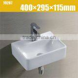 Luxury Wall Hung Ceramic Wash Basin Sink thumbnail-1