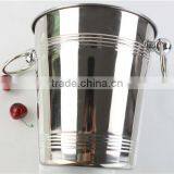Bar Using Custom Logo Stainless Steel Beer Drinking Ice Bucket With Handle thumbnail-5