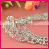 Silver Roll Rhinestone Cup Chain for Decoration WRC-312 thumbnail-2
