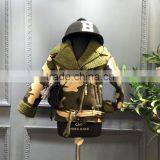 Wholesale Bomber Jacket Childrens Camouflage Color Lambs Wool Coat thumbnail-3