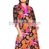 Kurti Digit Print On Jute Silk Kurti//fancy Long Kurti/latest Long Kurti Designs/western Kurti Designs thumbnail-2