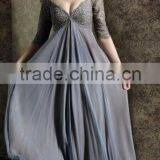 Long Sleeve Lace Evening Gown thumbnail-1