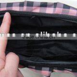 Fashion Lady Checked Cosmetic Case thumbnail-1