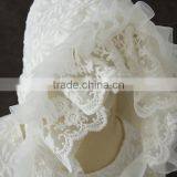 2017 New Born Baby Clothes White First Communion Dress Embroidery Flower Baby Cotton Frocks Designs 1 Year Baby Girl Dresses Hat thumbnail-4