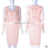 F20037A Lady Patchwork Dress Design Top Fashion Sexy Women Lace Dress thumbnail-3