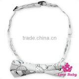 Cute Animal Cartoon Pattern Printed Fabric Children Flashing Adjustable Bow Tie For Kids thumbnail-1