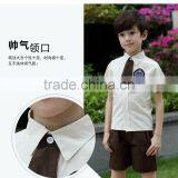 Juqian OEM LOGO School Wearing Shirts and Shorts Boys Primary School Uniform thumbnail-5