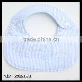 New Design Plain Seersucker Baby Bib thumbnail-3
