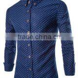 Men's Slim Fit Long Sleeve Button Down Shirts Dress Shirts Design thumbnail-1