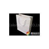 Recycled UV Coating, Embossing, Screen Printing White Kraft Printed Paper Bags thumbnail-1