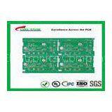 Green Solder Mask Single Layer PCB Design With Immersion Gold Fr4 1.6mm 2oz