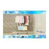 Stainless Steel Double Layer Standing Heavy Duty Clothes Drying Rack for Shirt and Towel