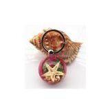 Semicircle Amber Keychain Key Hang Lovers Key Chain Gift