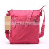 Fashion Shoulder Bag Nylon Messenger Bag Black Multi-pocket Crossbody Bag Small Zipper Bag thumbnail-3