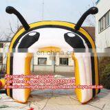 Inflatable Bee Insect Sports Tunnel Tent, Inflatable Sports Tunnel Advertising Tent