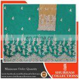 New African Green George Fabric Wrappers thumbnail-1