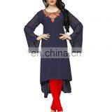 Stylish Party Wear Stitched Georgette Kurtis 2017 thumbnail-1