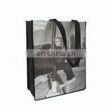 Promotional Custom Cheap Black Printing Tote Non Woven Bag thumbnail-6