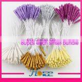 Newest cheap craft stamen artificial flower stamen wire glitter stamen for flower making