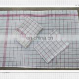 Pack of 3 yarn dyed cotton check tea towel