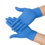 Disposable Nitrile glove  with CE for approval for Europe and SGS report